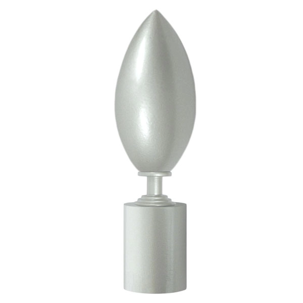 Aluminium Cone with Plain Cap 160x40mm