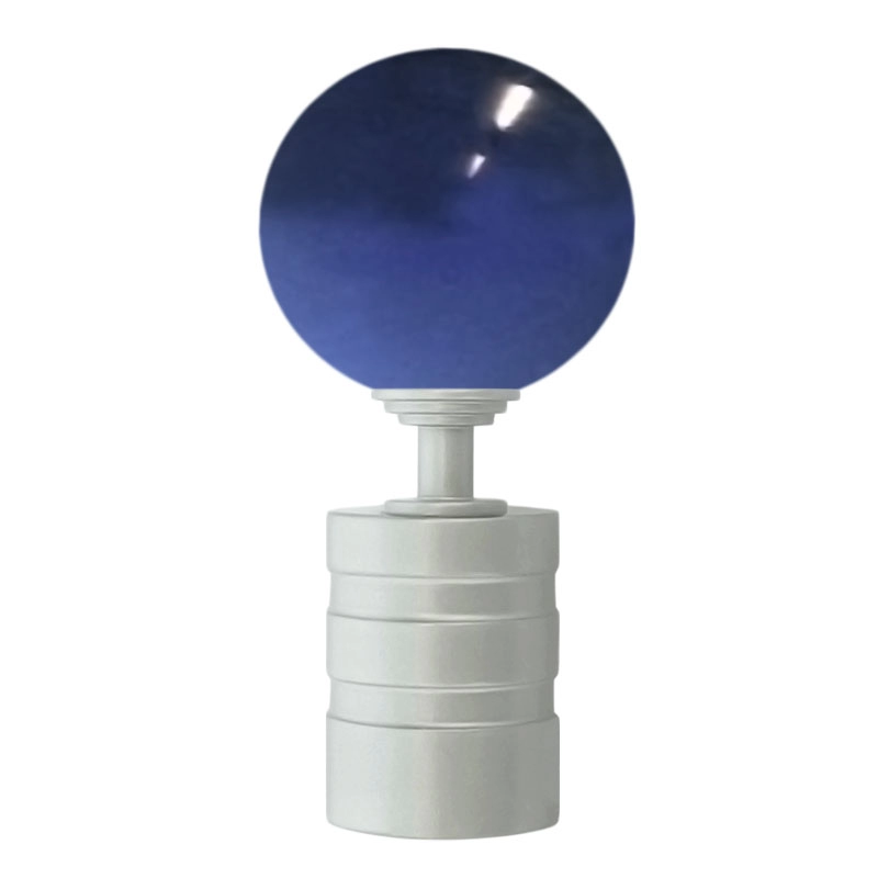 50mm Muran Glass Dark Blue Ball with Grooved Cap 120x50mm