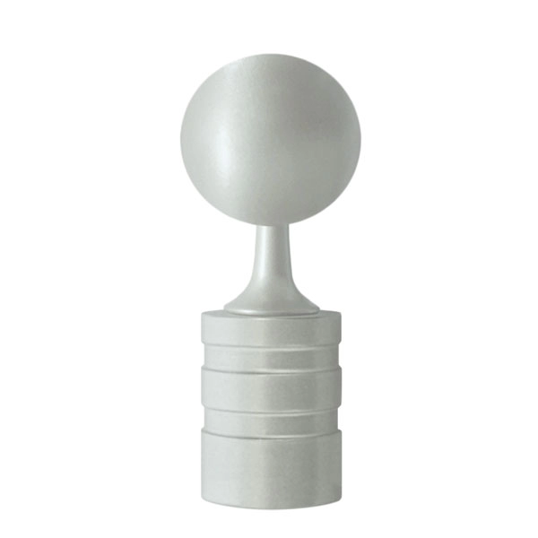 43mm Aluminium Ball with Grooved Cap 115x43mm