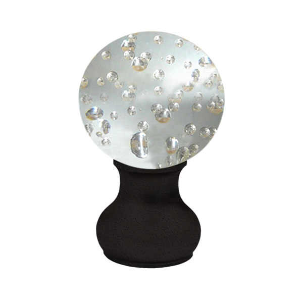 55mm Murano Glass, Dark Blue Ball Finial 55x90mm