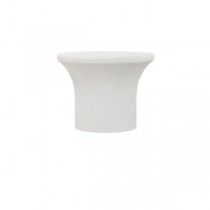 25mm Flared Finial, White