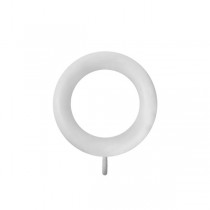 Jumbo Plastic Ring 95 x 65mm ID, White
