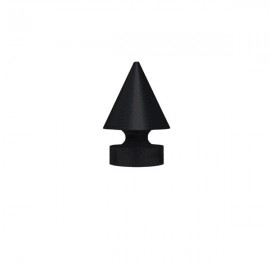 16mm Cone Finial, Ripple Black