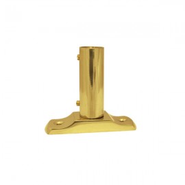 16mm Brass End Fixed Bracket, Gold