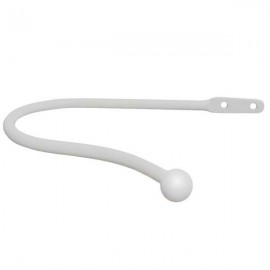 19mm Ball with Hook, White