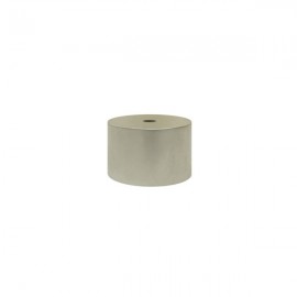 25mm End Cap with Hole, Champagne