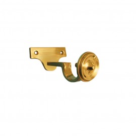 25mm Brass Centre Support Bracket, Gold