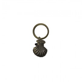 25mm ID Shell Clip Ring, Antique Gold