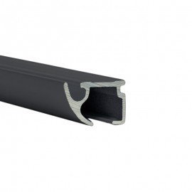 2600 Track, wall or ceiling fix, price per metre, satin black         