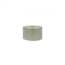 28mm End Cap with Hole, Champagne