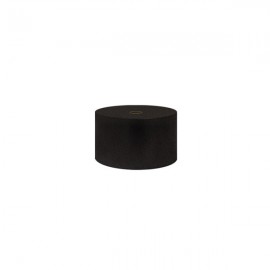 28mm End Cap with Hole, Iron Bark