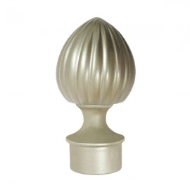 28mm Fluted Acorn, Champagne