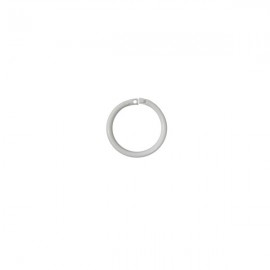 35 x 29mm ID Plastic Split Ring, White