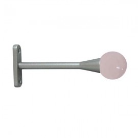 30mm Murano Glass Pink Ball with Platypus Trumpet Stem