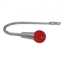 30mm Murano Glass Red Ball with Chrome Hook