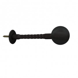 40mm Ball with Rope Stem, Iron Bark