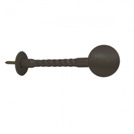 40mm Ball with Rope Stem, Jamaican Chocolate