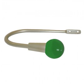 40mm Murano Glass Green Ball with Champagne Hook