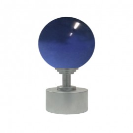 50mm Murano Glass, Dark Blue Ball with 35mm Cap and Step Neck in Platypus