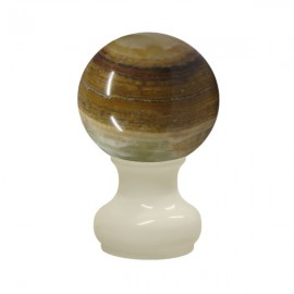 55mm Jade Ball with 35mm Neck in White Birch     
