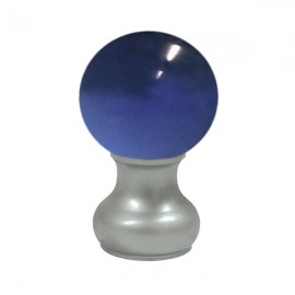 55mm Murano Glass, Dark Blue Ball with 35mm Neck in Platypus