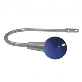 55mm Murano Glass Dark Blue Ball with Chrome Hook