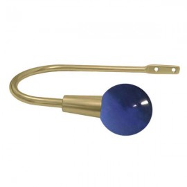 55mm Murano Glass Dark Blue Ball with Gold Hook