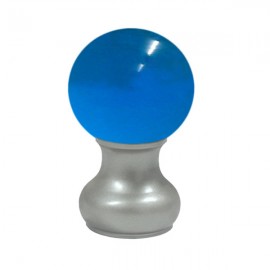 55mm Murano Glass, Light Blue Ball with 35mm Neck in Platypus