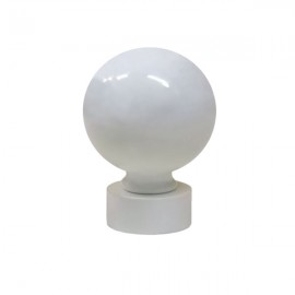 60mm Metal Ball with 35mm Cap, White 