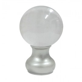 65mm Murano Glass, Clear Ball with 35mm Neck in Platypus