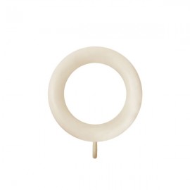 Jumbo Plastic Ring 95 x 65mm ID, White Birch