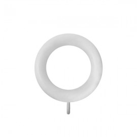 Jumbo Plastic Ring 95 x 65mm ID, White