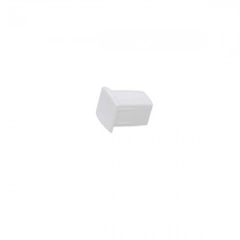 End Cap for Standard Gallery Track, White