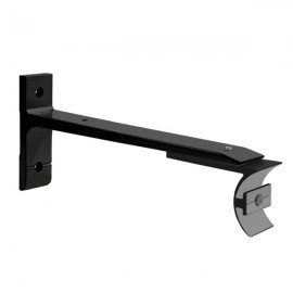 Tubeslider 35, Double Base with one Ceiling Plate, Satin Black